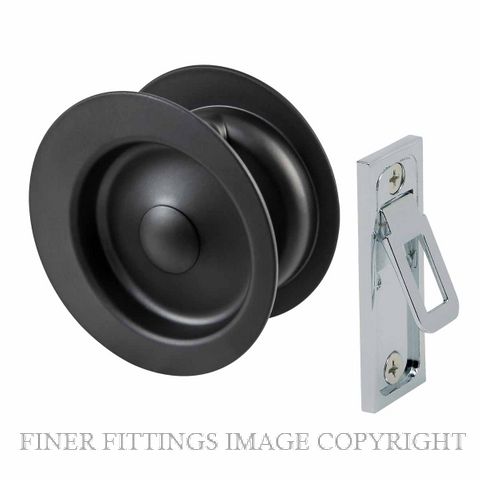 GAINSBOROUGH 396MBC CAVITY DOOR LOCK PASSAGE MATT BLACK