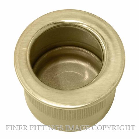 WINDOR 8088 PB CIRCULAR FINGER PULL POLISHED BRASS