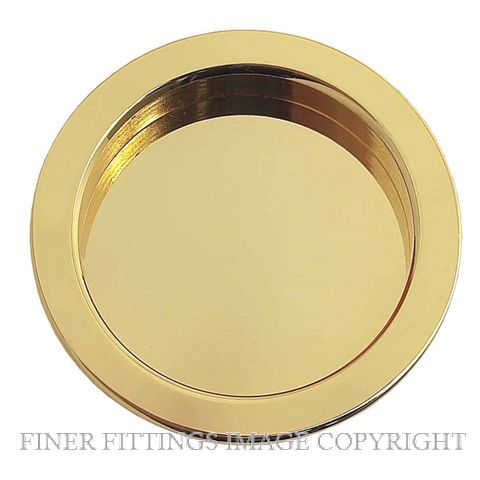 WINDSOR 8105 PB SINGLE FLUSHPULL 55X11MM POLISHED BRASS