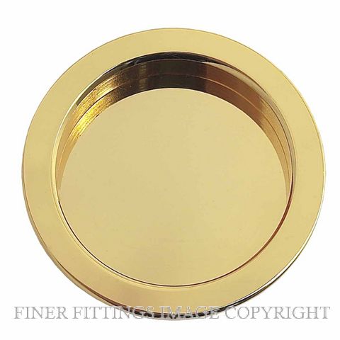 WINDSOR 8105 UB SINGLE FLUSHPULL 55X11MM UNLACQUERED BRASS