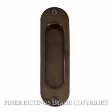 WINDSOR 8141 AB SINGLE FLUSHPULL 120X34MM ANTIQUE BRONZE