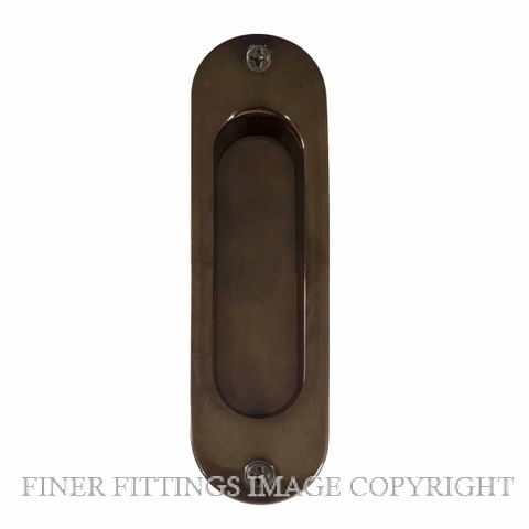 WINDSOR 8141 AB SINGLE FLUSHPULL 120X34MM ANTIQUE BRONZE