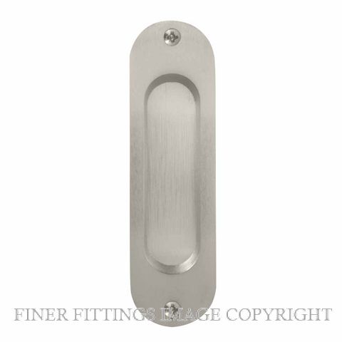 WINDSOR 8141 BN SINGLE FLUSHPULL 120X34MM BRUSHED NICKEL