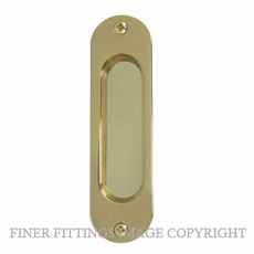 WINDSOR 8141 PB SINGLE FLUSHPULL 120X34MM POLISHED BRASS