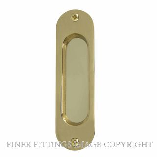 WINDSOR 8141 PB SINGLE FLUSHPULL 120X34MM POLISHED BRASS