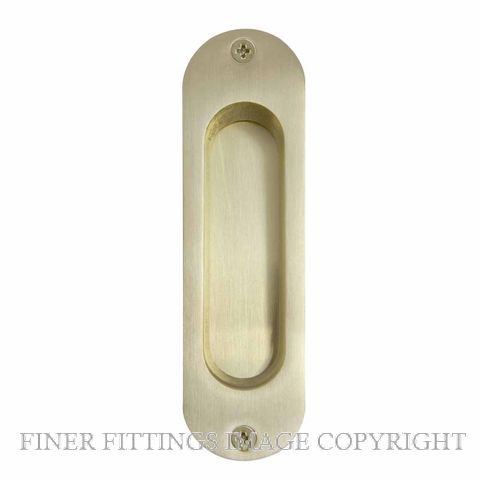 WINDSOR 8141 USB SINGLE FLUSHPULL 120X34MM UNLACQUERED SATIN BRASS