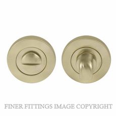 WINDSOR BRASS 8188 USB PRIVACY TURN & RELEASE - 50MM ROSE UNLACQUERED SATIN BRASS