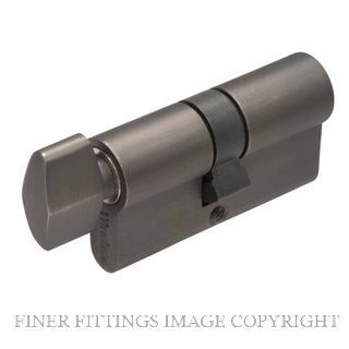 WINDSOR 1122 GN 60MM EURO CYLINDER - KEY/SNIB GRAPHITE NICKEL