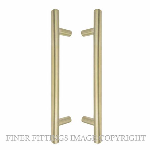 WINDSOR 8190 - 8191 USB PULL HANDLES UNLACQUERED SATIN BRASS