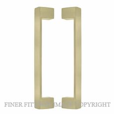 WINDSOR 8193 USB PULL HANDLE BACK TO BACK 235 OA UNLACQUERED SATIN BRASS