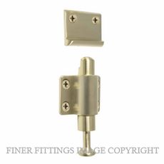 WINDSOR 5194 USB SOLID BRASS SPRING CATCH UNLACQUERED SATIN BRASS