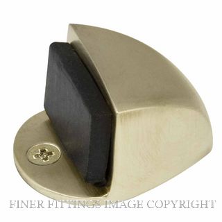 WINDSOR 5062 USB 22MM DOORSTOP FLOOR MOUNT UNLACQUERED SATIN BRASS