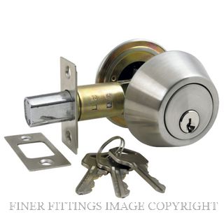 WINDSOR 9011 SS JURA - DOUBLE CYLINDER DEADBOLT STAINLESS STEEL 304