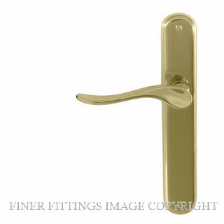 WINDSOR 8168RD PB HAVEN OVAL RIGHT HAND DUMMY HANDLE POLISHED BRASS