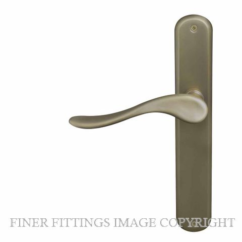 WINDSOR HAVEN OVAL RB LONGPLATE ROMAN BRASS