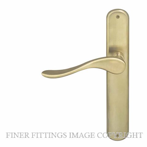 WINDSOR HAVEN OVAL USB LONGPLATE UNLACQUERED SATIN BRASS