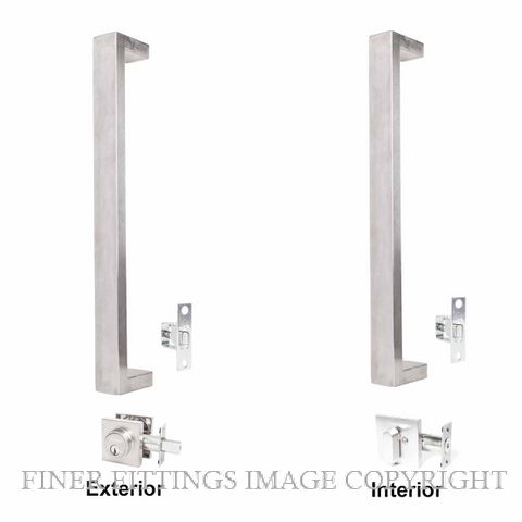 GAINSBOROUGH OBL450PHENTSSK  450MM OBLONG ENTRANCE SET SATIN STAINLESS