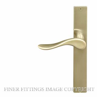 WINDSOR 8194RD USB HAVEN SQUARE LONGPLATE DUMMY RIGHT HAND UNLACQUERED SATIN BRASS