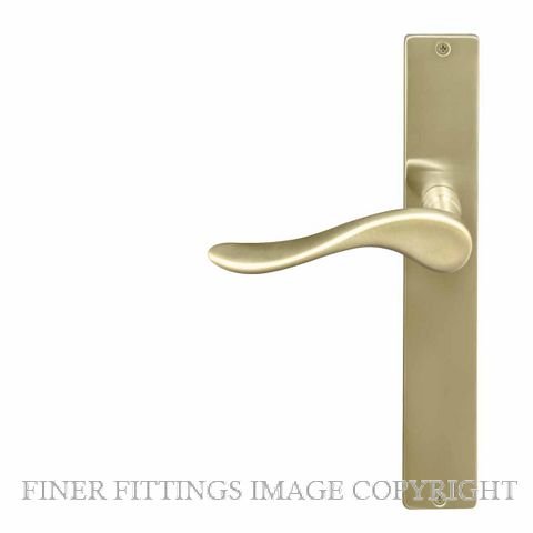 WINDSOR HAVEN SQUARE USB LONGPLATE UNLACQUERED SATIN BRASS