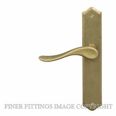 WINDSOR HAVEN TRADITIONAL RLB LONGPLATE RUMBLED BRASS