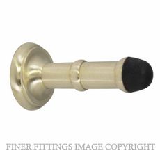 WINDSOR 5090 USB 73MM DOORSTOP CONCEALED SKIRTING FIX UNLACQUERED SATIN BRASS