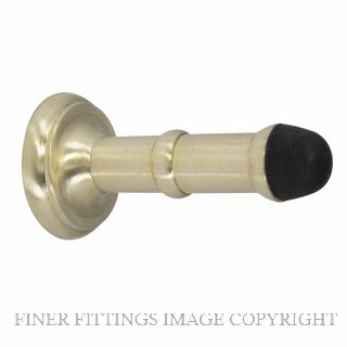 WINDSOR 5090 USB 73MM DOORSTOP CONCEALED SKIRTING FIX UNLACQUERED SATIN BRASS