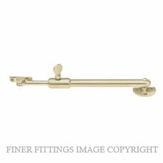 WINDSOR 5205 USB TELESCOPIC STAY - ROUND UNLACQUERED SATIN BRASS