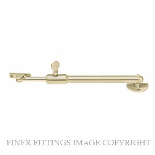 WINDSOR 5205 USB TELESCOPIC STAY - ROUND UNLACQUERED SATIN BRASS