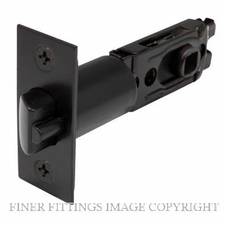 WINDSOR 1101 BLK 70MM TUBULAR LATCH (92MM CASE) MATT BLACK