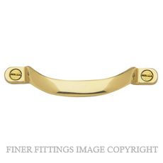 WINDSOR 5190 PB OFFSET PULL HANDLE 100MM POLISHED BRASS