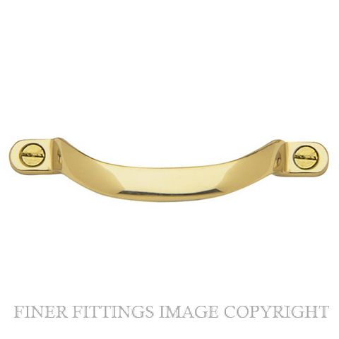 WINDSOR 5190 PB OFFSET PULL HANDLE 100MM POLISHED BRASS