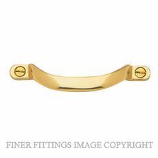 WINDSOR 5190 UB OFFSET PULL HANDLE 100MM UNLACQUERED BRASS