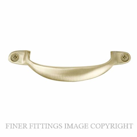 WINDSOR 5190 USB OFFSET PULL HANDLE 100MM UNLACQUERED SATIN BRASS