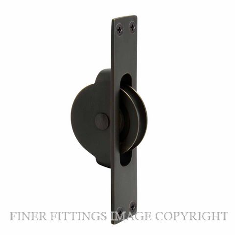 WINDSOR 5197 DRB SASH PULLEY DARK ROMAN BRASS