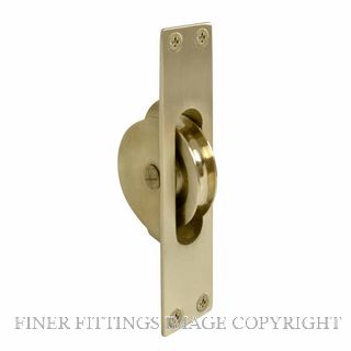 WINDSOR 5197 USB SASH PULLEY UNLACQUERED SATIN BRASS