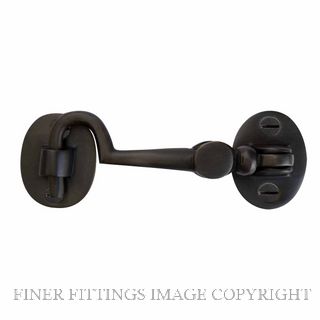 WINDSOR 5142 DRB CABIN HOOK 100MM DARK ROMAN BRASS