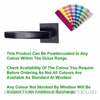 WINDSOR 9040 PC FUTURA ELITE - CORBEL LEVERSET POWDERCOAT