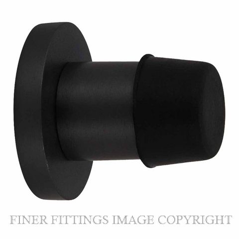 WINDSOR 5341 BLK 30MM DOOR STOP SKIRTING CONCEALED FIX MATT BLACK