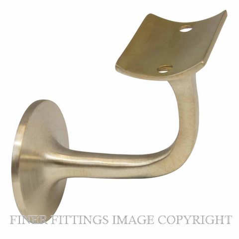 WINDSOR 5166 USB STAIR RAIL BRACKET UNLACQUERED SATIN BRASS