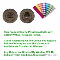 WINDSOR 8188 PC PRIVACY TURN & RELEASE - 50MM ROSE POWDER COAT