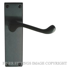 WINDSOR 3006 VICTORIAN LEVER ON PLATE MATT BLACK