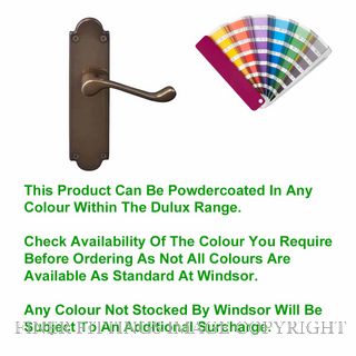 WINDSOR 3008 PC VICTORIAN LEVER LATCH POWDER COAT