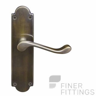 WINDSOR 3007-3008 VICTORIAN LEVER ON PLATE OIL RUBBED BRONZE