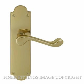 WINDSOR 3008 PB VICTORIAN LEVER LATCH POLISHED BRASS