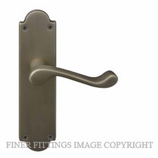 WINDSOR 3007-3008 VICTORIAN LEVER ON PLATE ROMAN BRASS