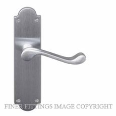 WINDSOR 3008 VICTORIAN LEVER ON PLATE SATIN CHROME