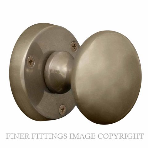 WINDSOR 3010-3011 VICTORIAN KNOB ON ROSE NATURAL BRONZE