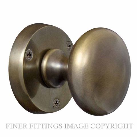 WINDSOR 3010-3011 VICTORIAN KNOB ON ROSE OIL RUBBED BRONZE