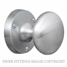 WINDSOR 3010-3011 VICTORIAN KNOB ON ROSE SATIN CHROME