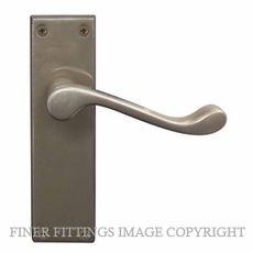 WINDSOR 3006 VICTORIAN LEVER ON PLATE NATURAL BRONZE